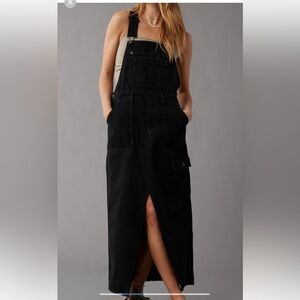 American Eagle Maxi Overall Dress - Free People Dupe